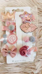 ⭐️子供用ヘアクリップ　8点セット