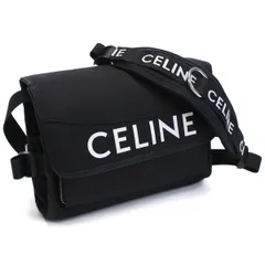セリーヌ CELINE 斜め掛けショルダーバッグ キャンバス ブラック メンズ 送料無料 99508f