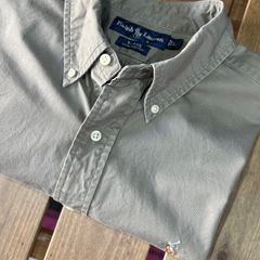 90s Ralph Lauren BLAKE チノシャツ　カーキ