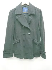 ◇ Enterblature and orders nano universe シンプル 定番 長袖 ピーコート サイズＭ ブラック メンズ P  【1307250027917】