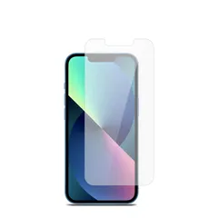 2:BLUECRAFT ガラスフィルム 【日本AGC素材採用】強化ガラス 液晶保護フィルム 硬度9H 指紋防止 気泡防止 自動吸着 (iPhone 13 mini, マット(13シリーズ用）)7742-56