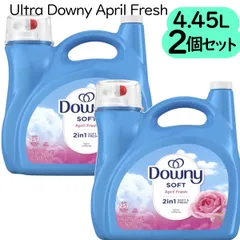 【2個セット】ウルトラダウニー エイプリルフレッシュ 衣料用柔軟剤 4.45L×2個 514回 伸び色あせ毛羽立ち防止 シワを軽減 液体柔軟剤 衣類ふんわり柔らかく 大容量 コストコ