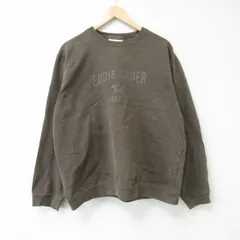 Eddie Bauer 80s～90s ロンT XL モックネック ガゼット-