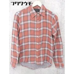 ◇ ◎ Murder License マーダーライセンス 長袖 チェック シャツ サイズ44 テラコッタ系 メンズ 【中古】 【1002802136900】のサムネイル