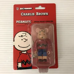 BE＠RBRICK-ベアブリック- CHARLIE BROWN -チャーリー・ブラウン- 100% 「PEANUTS(SNOOPY)」 店舗限定 未開封品 smtketc091101