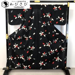 夏帯 名古屋帯 手描き 鷺 花柄模様 金銀彩 白青色 O-5098 - メルカリ