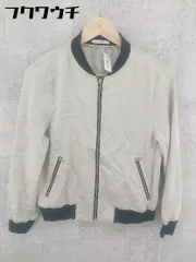 ◇ ELFORBR エルフォーブル 長袖 ノーカラー ジップアップ ジャケット サイズ38 ベージュ レディース 【中古】 【1002802369902】