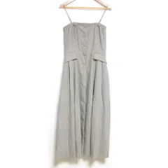 通販生活 ファッション 美品 24SS ebure エブール 強撚ツイルクレープ ベアワンピース ワンピース