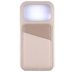 iPhone17 Pro ケース カード収納 レザー ケース 【Color】ベージュ