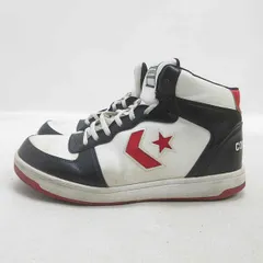 Q■【28cm】コンバース/CONVERSE HIレザースニーカー/レトロ/ウェポン■白MENS/32【中古】