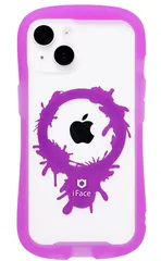 iFace Reflection Neo Magnetic iPhone 14 ケース MagSafe 対応 クリア 強化ガラス (クリアパープル/ペイント)【アイフェイス アイフォン14 iphone14 用 カバー マグセーフ ストラップホール 】