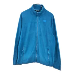 THE NORTH FACE ノースフェイス フリースジャケット アウトドア ターコイズブルー(メンズ L)中古 古着 V4733