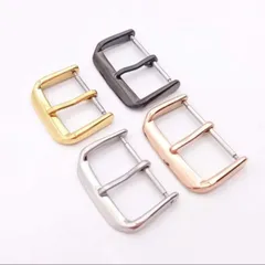 時計ベルトのバックル（尾錠）サイズ：16mm、18mm、20mm