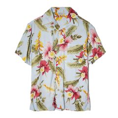 新品未使用 ベドウィン リーフ 花 柄 レーヨン アロハ シャツ S ブラウン 新品未使用 ベドウィン リーフ 花 柄 レーヨン アロハ シャツ S