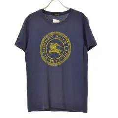 【BURBERRYBLACKLABEL】D1P28-317-29 ロゴプリント半袖Tシャツ