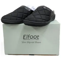 Elfoot スリムスリッポンシューズ　ブラックＭサイズ 楽天市場】[Elfoot][エルフット]【パリコレブランドのデザイン