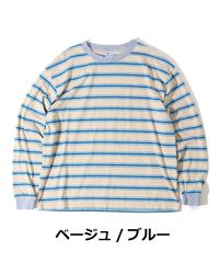 SHINYAKOZUKA ボーダー ロンT 白 ライトブルー M シンヤコヅカ - メルカリ
