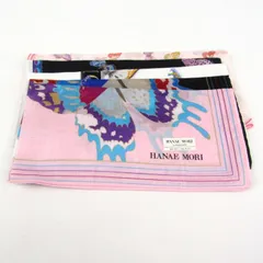 ハナエモリ ハンカチ 5点セット 未使用 蝶柄 まとめて 大量 ブランド レディース HANAE MORI 森英恵