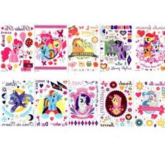 USA直輸入品　マイリトルポニータトゥステッカー10枚セット【送料無料】