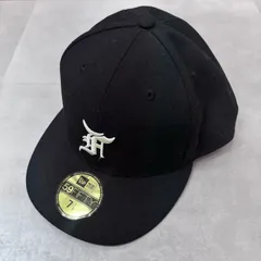 参考上代16800円 FEAR OF GOD ESSENTIALS × NEW ERA 59FIFTY FITTED CAP ベースボールキャップ 帽子 FOG エフオージー フィアオブゴット エッセンシャルズ ニューエラ コラボ CA40289 7 7/8