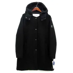 未使用品 ピッコーネ STUDIO PICONE フーデット ダウン コート 撥水加工 2022AW ブラック 黒 40 P213029