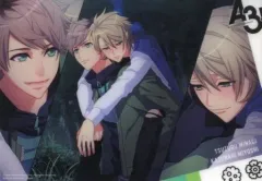 【中古】ポスター 皆木綴＆三好一成 「ジャンボカードダス A3!(エースリー) クリアビジュアルポスター」