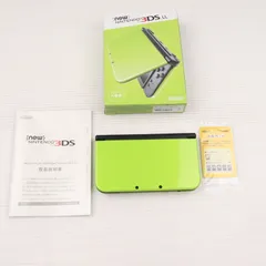 (本体) Newニンテンドー3DS LL ライム×ブラック 任天堂(RED-S-MAAA)