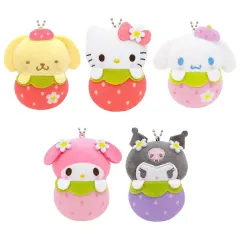 【中古】キーホルダー 全5種セット 「サンリオキャラクターズ いちごおくるみマスコット」