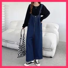 ★スタッフおすすめ★ デニム サロペット オーバーオール 韓国 レディースボトムス/サスペンダーパンツ/吊りパンツ レトロ カジュアル つなぎ デニムパンツ 秋冬 おすすめ おしゃれ　人気 上品 86LANSEN-002