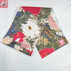 お仕立て付き【伊藤若冲◇水葵と未草 モチーフ】フグ カエル 亀 蓮 葵