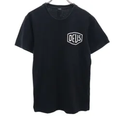 デウスエクスマキナ USA製 両面プリント 半袖 Tシャツ ブラック Deus Ex Machina メンズ