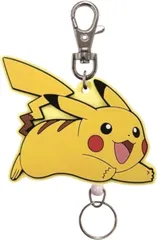 ポケモン　ピカチュウ　ラバーキーリール　キーホルダー ダッシュ