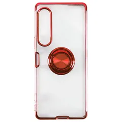 Xperia 10 IV ケース SO-52C SOG07 エクスペリア10 マーク4  スマホリング 耐衝撃 薄型 ケース 【Color】 レッド