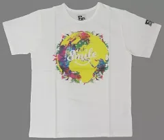 【中古】Tシャツ(女性アイドル) E-girls E.G. SMILE Tee(Tシャツ) ホワイト Sサイズ EG ONLINE STORE限定