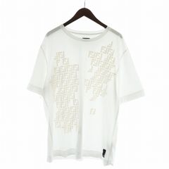 ☆美品☆フェンディ FENDI ロゴTシャツ Mサイズ 総柄 ズッカ フェンディ FENDI Tシャツ カットソー 半袖 ロゴ ズッカ柄 総柄