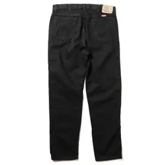 90's USA製 ラングラー スーパーブラック デニムパンツ (36×30) 黒 ストレート 90年代 アメリカ製 旧タグ オールド Wrangler 96501 Y2K　アメリカ古着 USED  ビンテージ ヴィンテージ