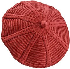 キャンディー カラー ストレッチ ニット ベレー帽 帽子 ベレット 頭周囲 48-54cm 幼児 子供 キッズ Madder Red マダーレッド( Madder Red マダーレッド,  10 Years)