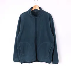 ユニクロ ブルゾン ジャケット フリース アウター メンズ XLサイズ グリーン UNIQLO 【中古】