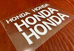 【全国送料無料】HONDA ホンダ  白 カッティングステッカーシール★おまけ付き★ 4枚セット