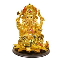 インドの神様ガネーシャの置物　カラフルバージョン6　BIGサイズ!!/エスニック/アジアン雑貨