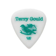 Pickboy ピックボーイ ギターピック GP-TG-TS/08 Terry Gould Sand Grip 0.8mm 1枚入り ホワイト ティアドロップ型 ポリアセタール滑り止めピック
