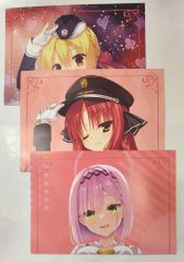 ヴァイスシュヴァルツロゼ　ゆずソフト　半裁ポスター　3種類