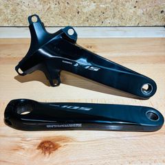 【中古品】 SHIMANO 105 FC-R7000 175mm クランクアーム 左右 シマノ ロングクランク 2×11S BCD110 × 4アーム アルミ ブラック 欠品あり