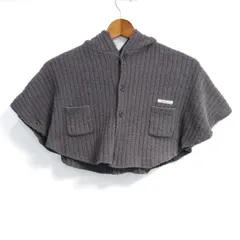 ジェラートピケ ポンチョ ジャケット アウター ベビーマント ベビー 男の子用 80-90サイズ グレー gelato pique 【中古】