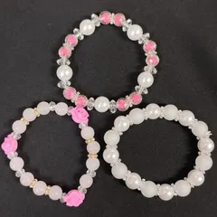 平成女児 ビーズ ブレスレット セット