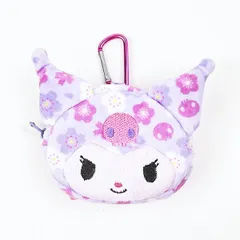 サンリオ 和雑貨シリーズ  フェイスカラビナポーチ クロミ 小物入れ Sanrio