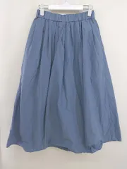 ◇ Simplicite シンプリシテェ ウエストゴム ミモレ フレア スカート グレー ブルー系 レディース  【中古】 【1207050001950】のサムネイル