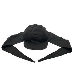 KIJIMA TAKAYUKI キジマ タカユキ DETACHABLE SCARF 6PANEL CAP デタッチャブルスカーフキャップ W-242631 ブラック 2
