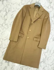 エルメネジルドゼニア Ermenegildo Zegna カシミヤ 100％ チェスターコート キャメル ベージュ 44 Sサイズ PAWNSHOPRiZ  パウンショップリズのサムネイル