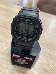 カシオ 腕時計 G-SHOCK DW-5600E 黒/金 USED CASIO カシオ G-SHOCK 腕時計 本体のみ ブラック メンズ DW